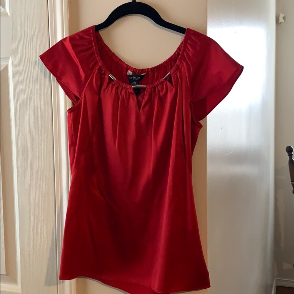 White House Black Market silk blouse